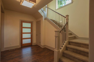 Inspiration for a timeless staircase remodel in Portland