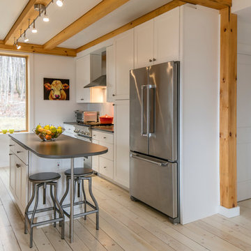 Post & Beam White Shaker Kitchen