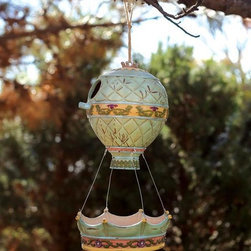 Hot Air Balloon Bird House And Feeder - Bird Feeders
