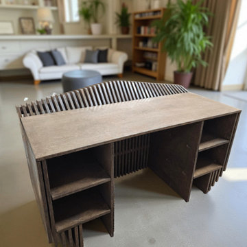 Reception Counter Desk "Parametric Trio"