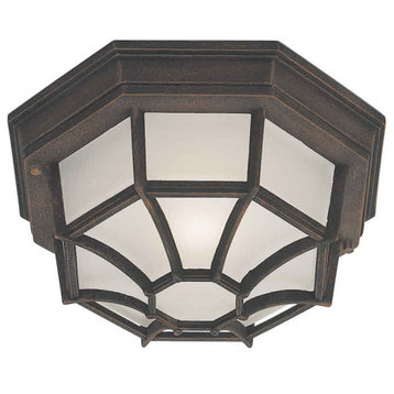 Forte Lighting 17005-01 1 Light Outdoor Wall Sconce - Painted Rust