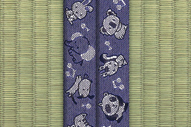 お子様向け畳(天然い草) 半畳タイプ　No.2 紫色