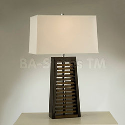 Louver Table Lamp - Table Lamps