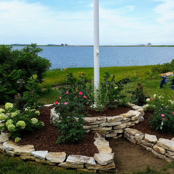 Waterfront Gardens Overlooking Plymouth Harbor, MA