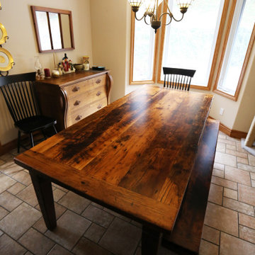 Reclaimed Wood Harvest Tables