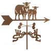 Sheep With Lamb Weathervane With 4 Sided Mount