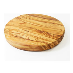 Le Souk Olivique - Olivique Round Cutting Board, Large - Cutting Boards
