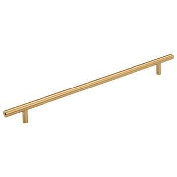 Amerock Bar Pull Collection Cabinet Pull, Champagne Bronze, 12-5/8" Center-to-Center