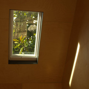 The Novella Signature Shed: Chickadee 206 Office Studio - Skylight Detail