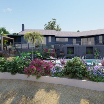 Luxury Monte Sunset Hillside Villa With Multi Levels