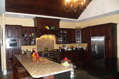 This is an example of a kitchen in Miami.