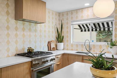 Kitchen - 1960s kitchen idea in Boise