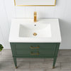 The Clara 30" Bathroom Vanity, Vogue Green