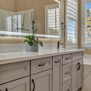 Luxury Hotel–Style Full Bathroom Remodel - OT Bay Builders San Jose