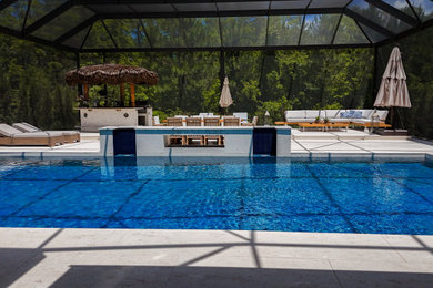 Example of a minimalist pool design