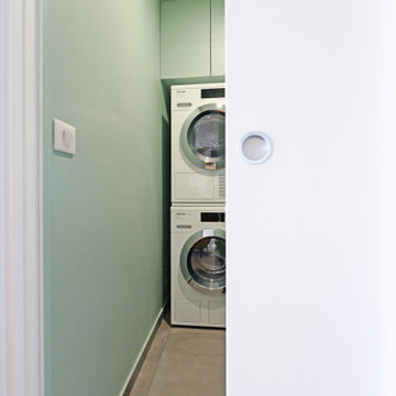 Un plan optimisé et de la couleur pour cet appartement de 100m2