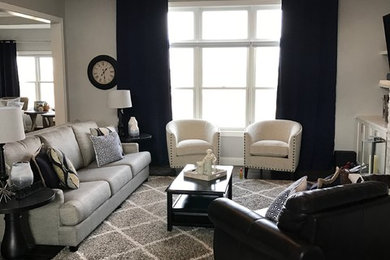 Inspiration for a modern home design remodel in Cedar Rapids