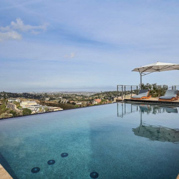 Pool with Bay Area views