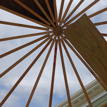 Union | 2-Story Covered Octagon Custom Deck