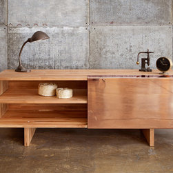 MASHstudios | LAXseries Entertainment Shelf in Polished Copper - Entertainment Centers And Tv Stands