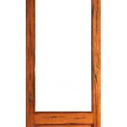 Rustic-1-lite-P/B Interior Solid Wood 1 Panel IG Glass Single Door - Interior Doors