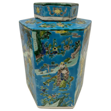 Consigned Early 20th Century Chinese Porcelain Vase/Jar With Lid