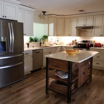 Kitchen remodel- Sunroom enclosure- After
