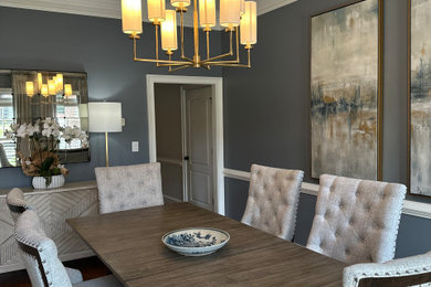 Dining room - transitional dining room idea in Atlanta