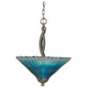 Bow 2 Light Pendant In Brushed Nickel (274-BN-715)