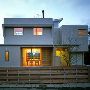 他の地域のアジアンスタイルのおしゃれな家の外観の写真