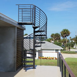 5 Foot Diameter Horizontal Spiral Stairs - Products