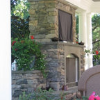 Arbor over garage door