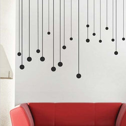 Round Drops Wall Decals - Wall Decals