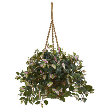 Hoya Artificial Plant Hanging Basket