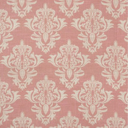 Phoebe Printed Medium-scale Damask Linen Custom Made Curtains - Curtains