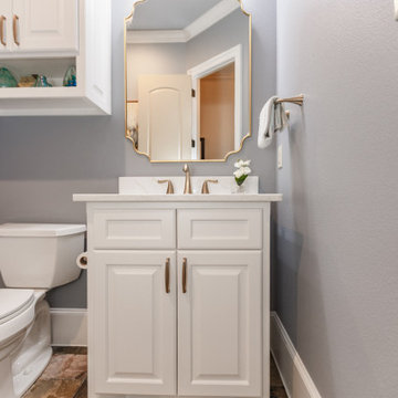 Sherwin Williams Blustery Sky in powder bath