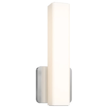 DALS Lighting LEDVAN001-CC-12 Nobel 3.2" Tall LED Bathroom Sconce - Satin