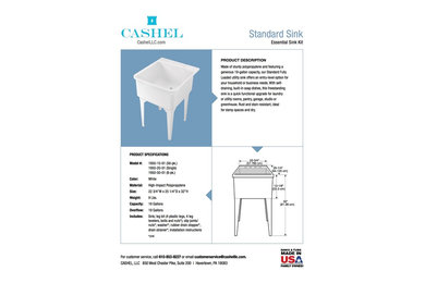 Standard Sink - ESK - Specifications