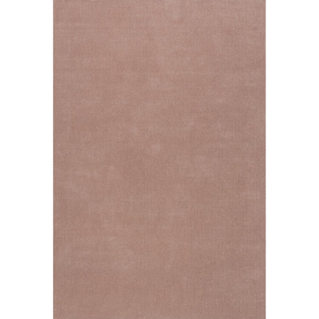 Frenshe Interiors x RugsUSA Maru Wool Rug, Blush 8' x 10'