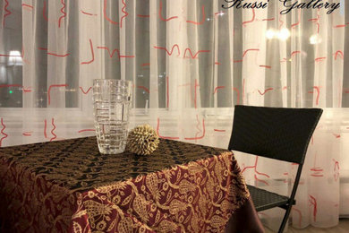 Inspiration for a modern living room remodel in Montreal
