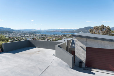 This is an example of a contemporary exterior in Hobart.