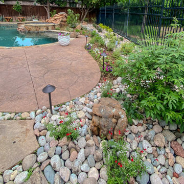 Luxury Pool-Side Retreat with Native Plantings | Allen, TX