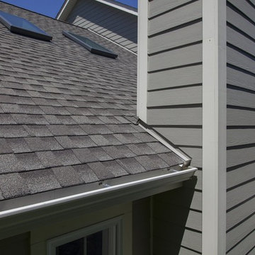 Terrific Taupe! A home with James Hardie Monterey Taupe siding & GAF roof