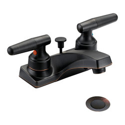 Designers Impressions - Oil Rubbed Bronze Lavatory Vanity Faucet - Bathroom Sink Faucets