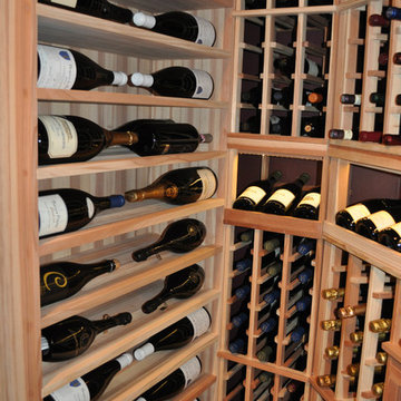 Label Forward Wine Bottle Displays