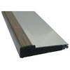 Mini Blinds 1/2 Lite 2-Panel Steel In-Swing Front Door, Primed, 37.5"x81.75", Ri