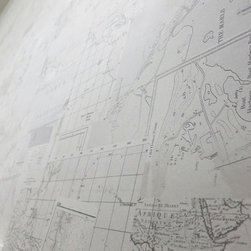 Residential Wallpaper | Rustic World Map - Wallpaper