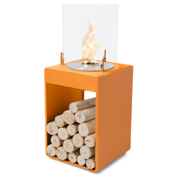 EcoSmart Pop 3T Fireplace Smokeless, Orange, Ethanol Burner