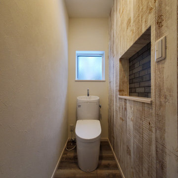 極寒でも快適な40坪平屋住宅：主寝室付近のトイレ