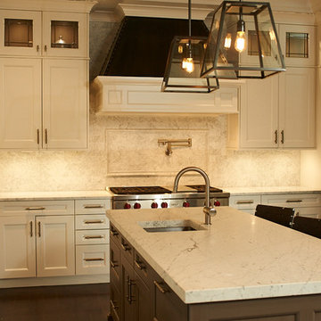 Elegant Three Island Kitchen